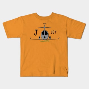 J is for JET Kids T-Shirt